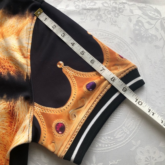 Switch Remarkable Limited Edition King Lion Print Black Cool Shirt Men’s Size L - Picture 7 of 13